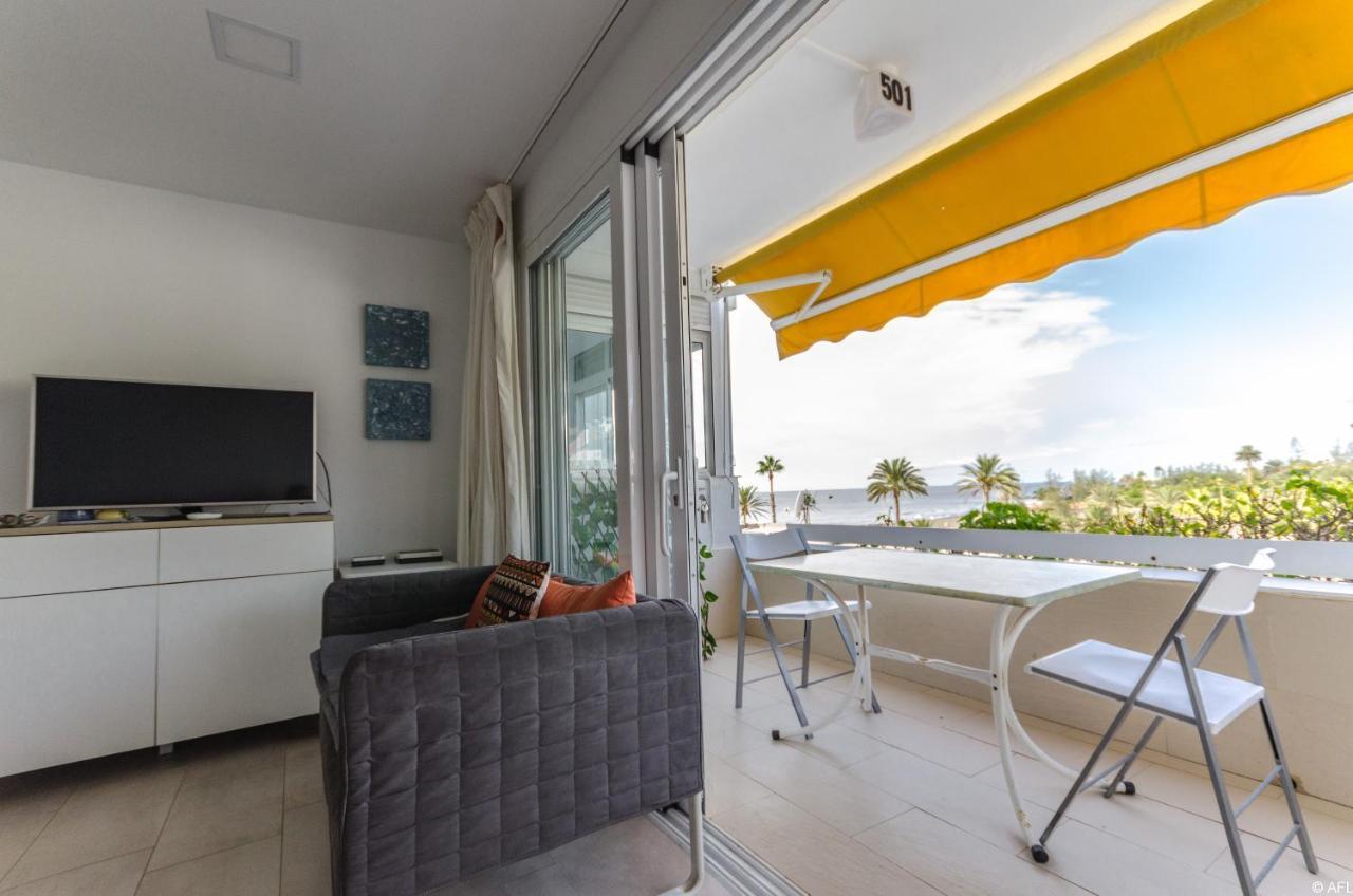 Holiday Apartment With Direct Sea Promenade Access Maspalomas  Exterior foto